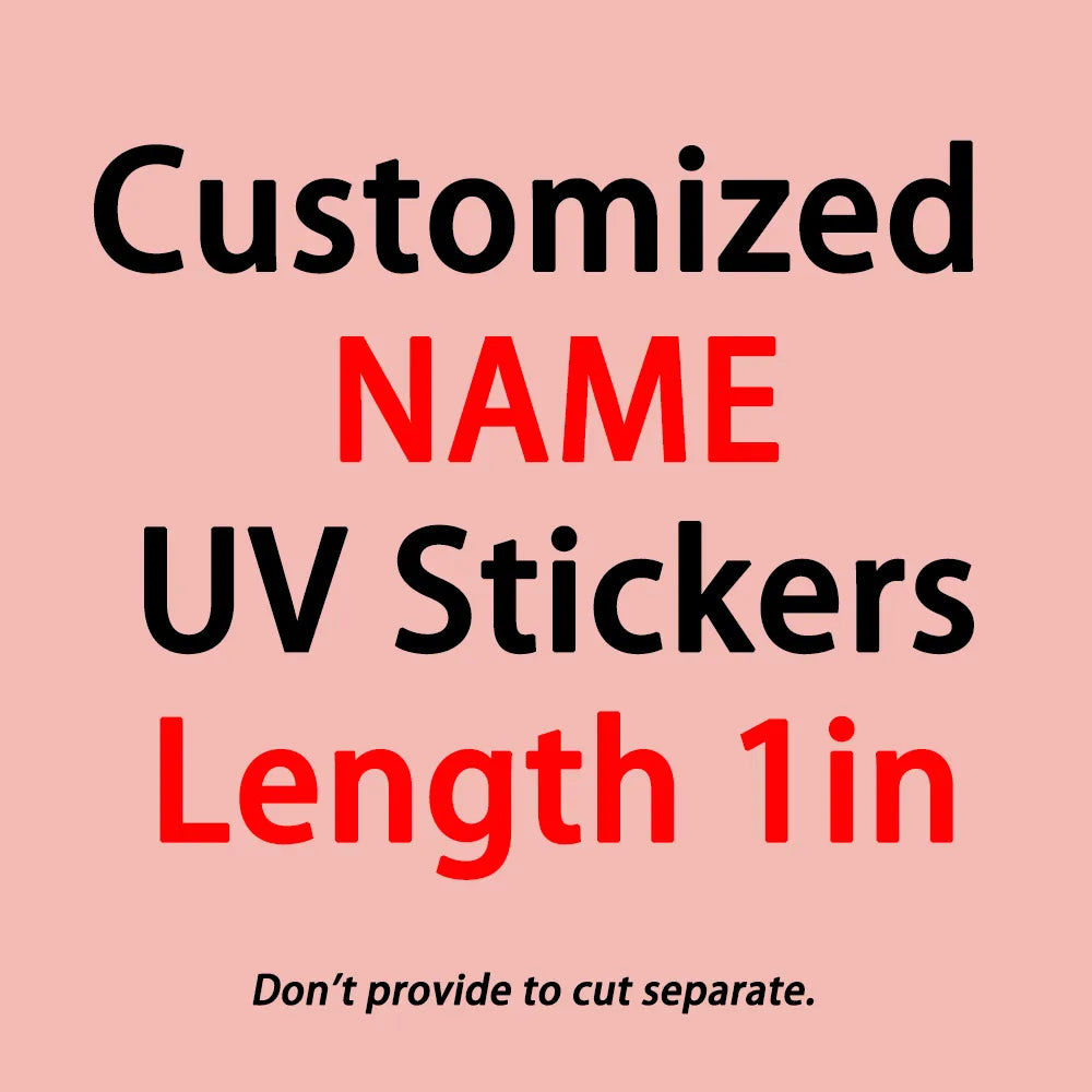 Custom Your Designs 16OZ UV DTF Transfer Cup Wraps Sticker For The Libby Glasses Coffee Decals