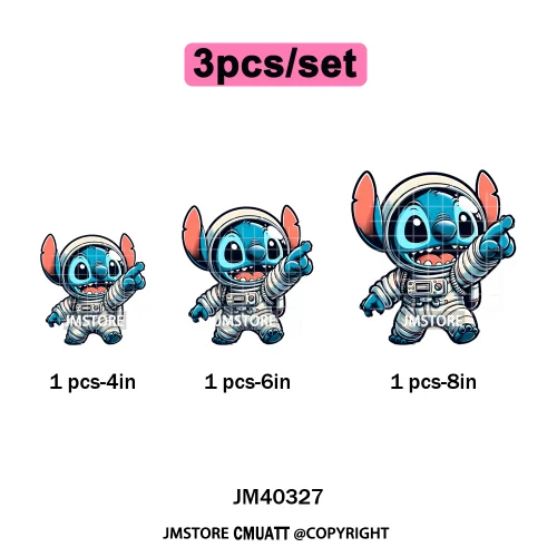 Funny Cartoon Playing Kids Love Character Thermal Printing Iron on DTF Washable Transfers Stickers Ready to Press for T-shirts