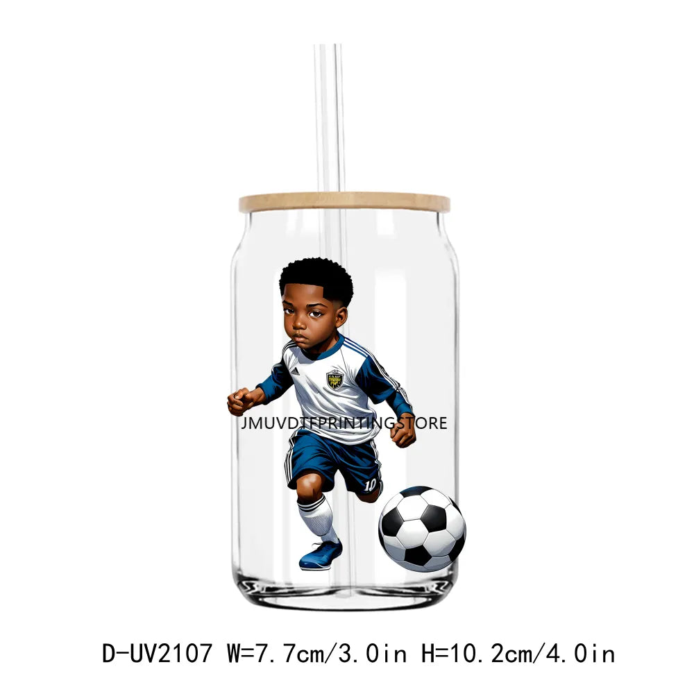 Baseball Football Sport Boy UV DTF Transfers Stickers Decals For Libbey Cold Cups Mugs Tumbler Waterproof DIY Craft