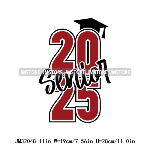 Class Of 2025 Season Coquette School Senior Year Our Final Chapter Iron On DTF Transfers Stickers Ready To Press For Hoodies