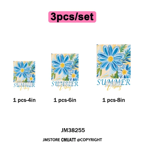 Seashell Sweet Summer Salty Soul Preppy Coastal Coquette Floral Vibes Iron on DTF Transfers Stickers Ready to Press for T-shirts