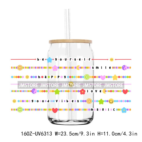 Mexican Food Candy UV DTF Sticker For 16OZ Libbey Glass Cup Can Wrap Transfer Stickers Custom Labels DIY Logo Positive Matters