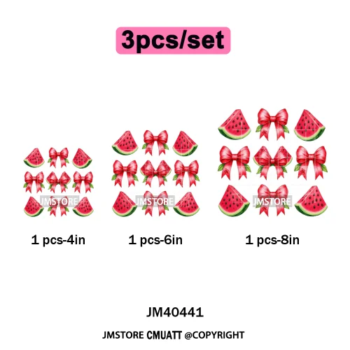 Hello Summer Vibes Watermelon Strawberry Fruit Festival Lover Coquette Iron on DTF Transfers Sticker Ready to Press for T-shirts