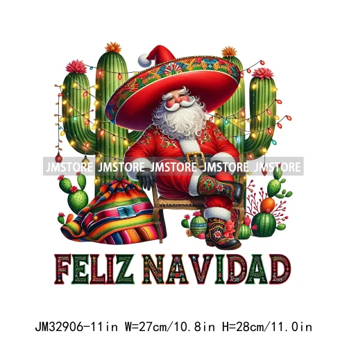 Tis The Season Mexican Christmas Gingerbread Feliz Navidad Concha Xmas Iron On DTF Transfers Stickers Ready To Press T-shirts