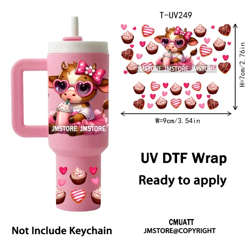 Cute Cartoon Princess Friends Wholesale Bulk UV DTF Wraps Ready To Apply Transfer Stickers Waterproof For Mini Tumbler Keychain
