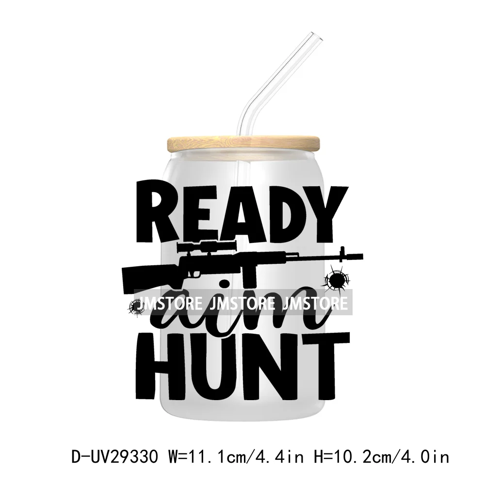 Mountain Hiking Quotes UV DTF Transfer Stickers Decals For Libbey Cold Cups Mugs Tumbler High Quality Labels Hunter Deer Fishing