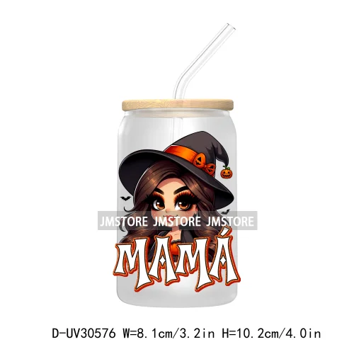 Halloween Horror Mama Dad Movie Killers UV DTF Transfers Stickers Decals For Libbey Cold Cups Mugs Tumbler High Quality Labels