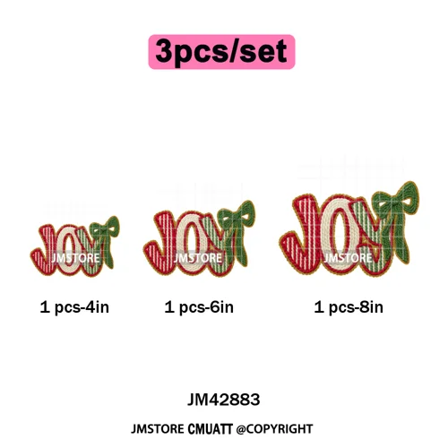 Funny Faux Yarn Crochet Christmas Tree Santa Winter Season Iron on DTF Washable Transfers Stickers Ready to Press for Textiles