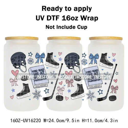 Books Coffee Coquette Fruits Girly 16OZ UV DTF Cup Wrap Ready To Apply Waterproof Transfer Stickers For Libbey Glass Can Tumbler