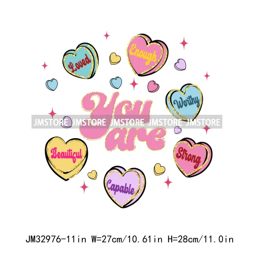 Happy Valentine's Day Western Cupid Vibes Coquette Heart Love Season Iron On DTF Transfer Stickers Ready To Press For Clothing