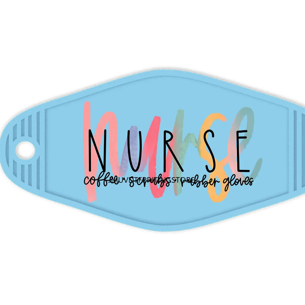 Nicu Nurse Respiratory Therapy High Quality WaterProof UV DTF Sticker For Motel Hotel Keychain Emergency Department