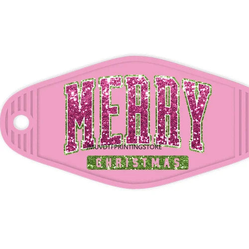 Have A Cup Of Christmas Cheer High Quality WaterProof UV DTF Sticker For Motel Hotel Keychain Merry And Bright Cozy Season