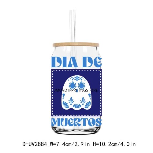 But First Cafecito Y Chismecito UV DTF Transfers Stickers Decals For Libbey Cold Cups Mugs Tumbler Waterproof DIY Craft