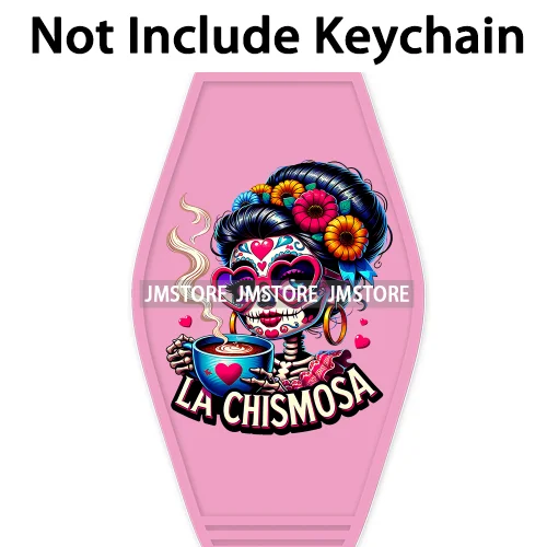 Latina Chicano Mexican Tarot Card The Evil Eye High Quality WaterProof UV DTF Stickers For Motel Hotel Keychain Little Mermaid